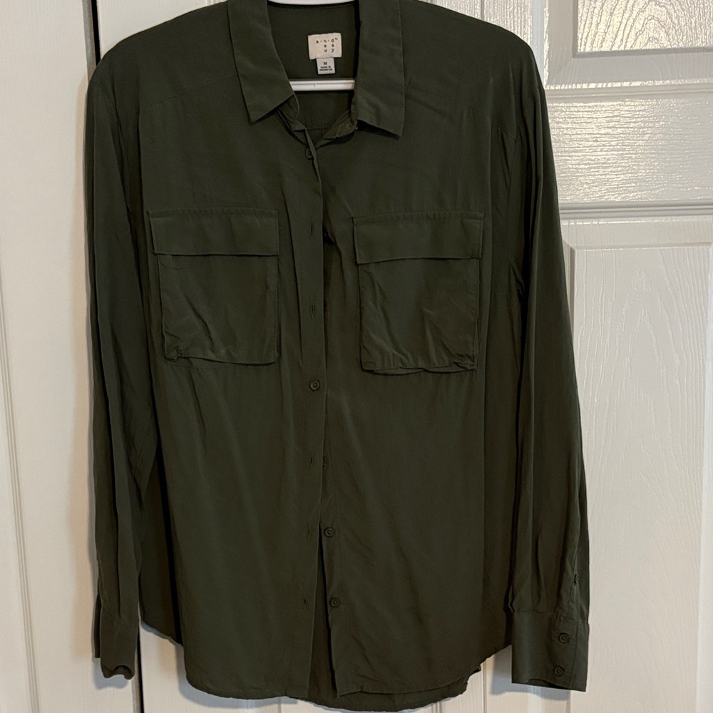 Olive Green Lightweight blouse